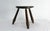 Three Legs Stool Round Oak in the style of Dudouyt, France, 1950 For Sale - Image 4 of 11