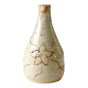 Vintage Etched Studio Pottery Vase