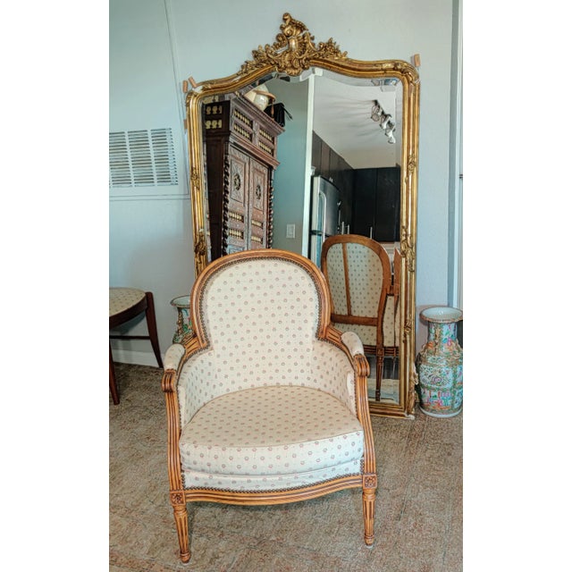 Late 19th Century Antique French Napoleon III Gilt Mirror For Sale - Image 5 of 12