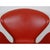 Animal Skin Arne Jacobsen Swan Chair in Red Aura Leather, 2000s For Sale - Image 7 of 18