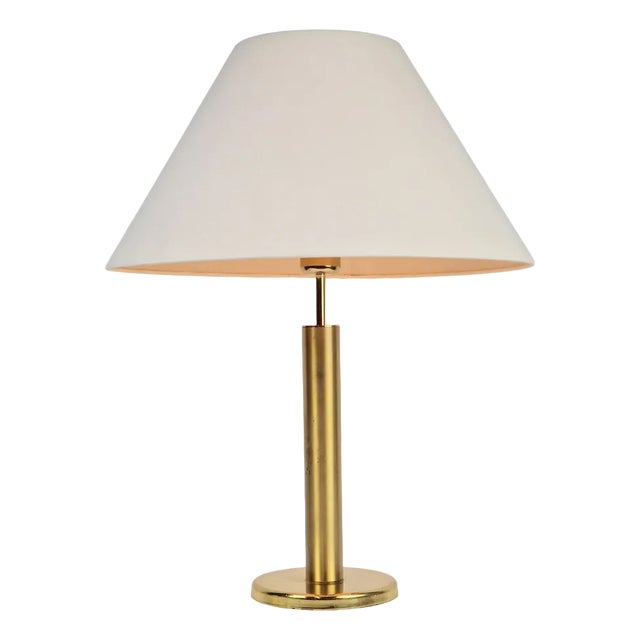 Regency Style Brass Table Lamp from Deknudt, Belguim, 1970s For Sale