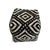 Modern Vintage Bamboo Beaded Black & Tan Box X-Small For Sale - Image 3 of 6