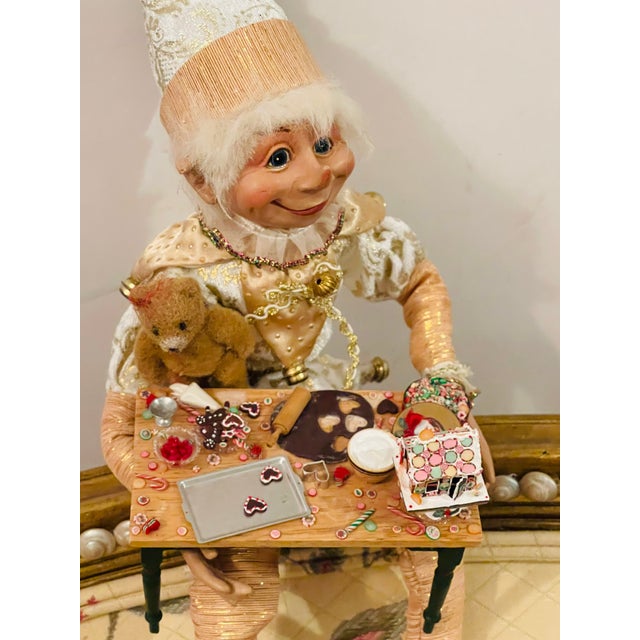 1990s Whimsical Jester Floridus Armchair in McKenzie and Childs Style For Sale - Image 5 of 12