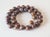 Contemporary Brown Pietersite Beaded Necklace With Sterling Silver Pietersite Clasp, 18.5" For Sale - Image 3 of 11