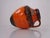 Ceramic Orange & Black Lava Studio Ceramic Vase from Carstens Atelier, Germany, 1970s For Sale - Image 7 of 16