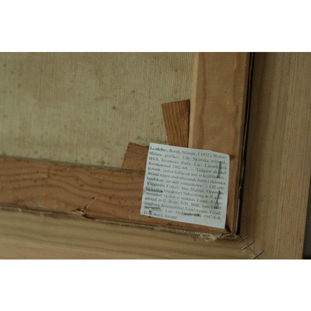 Bertil Landelius, Skåne Landscape, 1960s, Oil on Canvas, Framed For Sale - Image 10 of 11