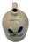 Beautiful Antique American Blue Flower Decorated 3 Gallon Size Stoneware Jug by E & L P Norton in Bennington Vermont For Sale - Image 9 of 18