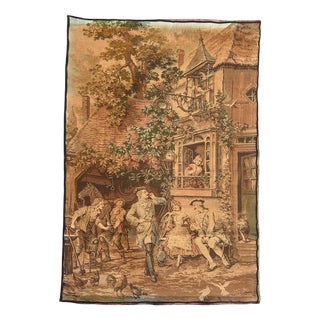 Vintage Aubusson Jacquard Tapestry, 1960s For Sale