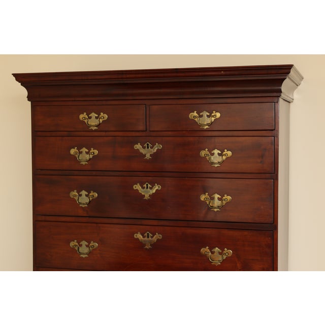 Queen Anne 18th Century New England Queen Anne Highboy For Sale - Image 3 of 13