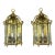 Vintage Solid Brass Wall Sconces / Hall Lanterns by Lamp Art-Italy - a Pair For Sale