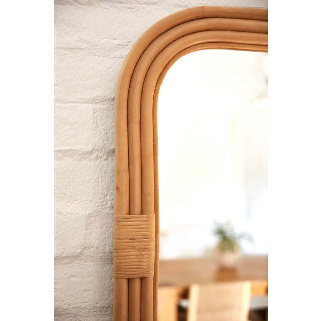 Pelicano Rattan Rectangular Mirror For Sale In Cincinnati - Image 6 of 8