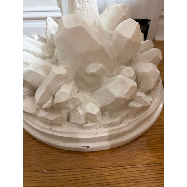 Mid-Century Modern 1970s Serge Roche Style Torchere Palm Floor Lamp For Sale - Image 3 of 10