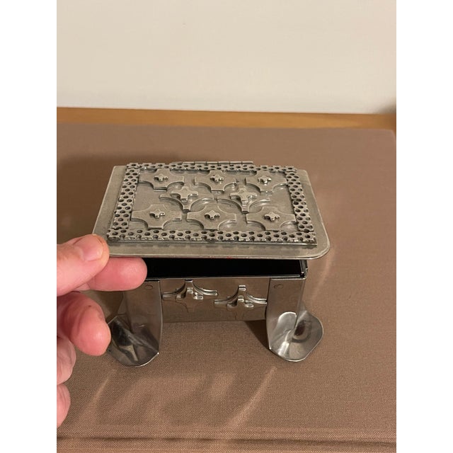 Metal Polished Stainless Steel Box by Stanley Szwarc. For Sale - Image 7 of 11