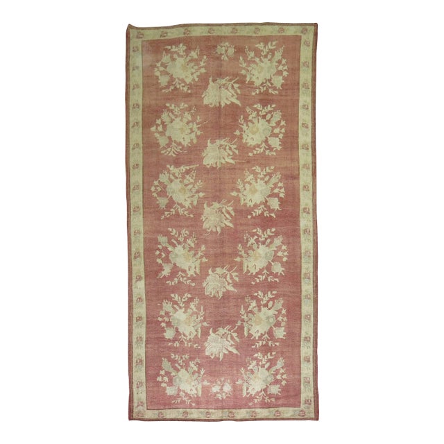 Early 21st Century Zabihi CollectionVintage Turkish Bessarabian Inspired Gallery Size Rug - 6'1" x 13'4" For Sale