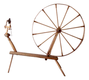 Antique Great Wheel Spinning Wheel