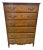 French Louis Style Highboy Dresser by Baker Furniture For Sale