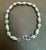 Metal Beaded Line Chain Bracelet in Platinum, 8.6 Gm , 7 Inch Long For Sale - Image 7 of 8