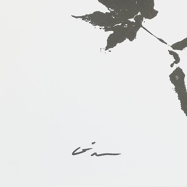 Sumi Leaf (Print) - Virginia Cohn Parkum, C. 2020s For Sale - Image 4 of 8
