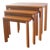 Mid Century Modern Danish Teak Nesting Tables by Toften For Sale