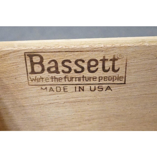 Brown Bassett Furniture Solid Cherry Traditional Style 21" Accent End Table For Sale - Image 8 of 12