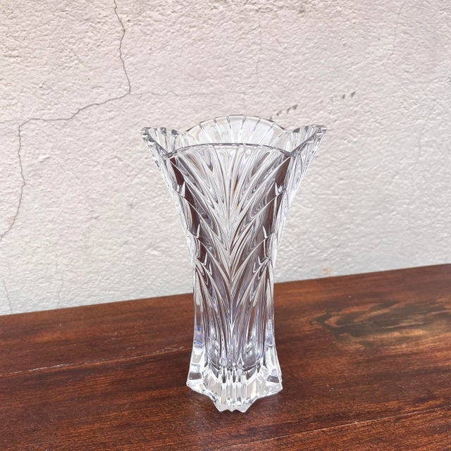 Crystal Vase, Noritake Bleikristall Germany, 1970s. For Sale - Image 12 of 12