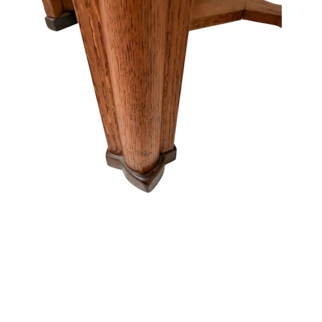 Art Deco Amsterdamse School Octagonal Side Table, 1920s For Sale - Image 3 of 10