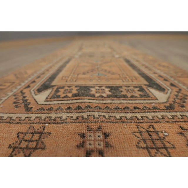 1970s Turkish Brown Hand Knotted Runner For Sale In Sacramento - Image 6 of 10