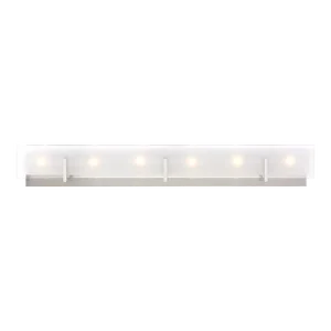 Sean Lavin By Visual Comfort Studio Syll 6-Light Vanity Fixture in Brushed Nickel