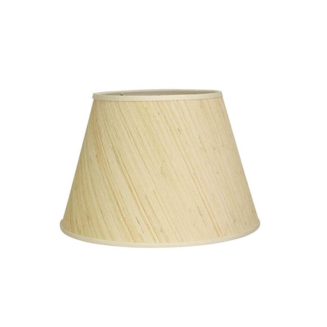 Neoclassical Late 20th Century Tall White Gesso Table Lamps With Shades - a Pair For Sale - Image 3 of 4