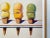 Wayne Thiebaud Vintage 1990 Pop Art Lithograph Print Framed Museum Poster " Four Ice Cream Cones " 1964 For Sale - Image 12 of 15