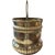 The vessel features traditional French repoussé and hand-chased metallic work, creating a deeply textured, decorative...