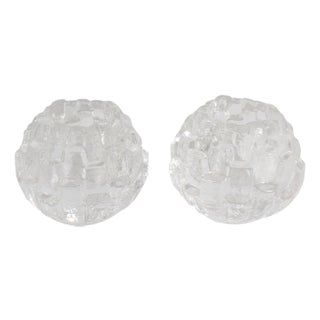 Kosta Boda “Igloo” Glass Candle Holders For Sale