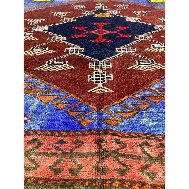 Textile 1980s Persian Shahsavan Area Rug 5’11” X 14’0″ For Sale - Image 7 of 10