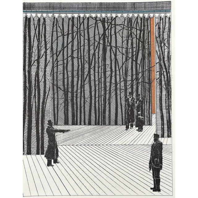 Artist: Pierre Garcia-Fons Country: France Title: Untitled 1 Medium: Original Lithograph Marks: Not signed, not numbered...