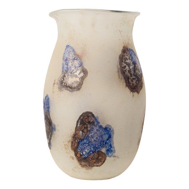 Blown Glass Vase from Alfredo Barnini, 1970s For Sale
