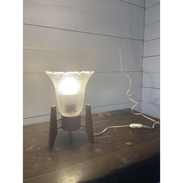 Vintage Original Desk Lamp by Drevo-Humpolec for EFC, 1970 For Sale - Image 6 of 6