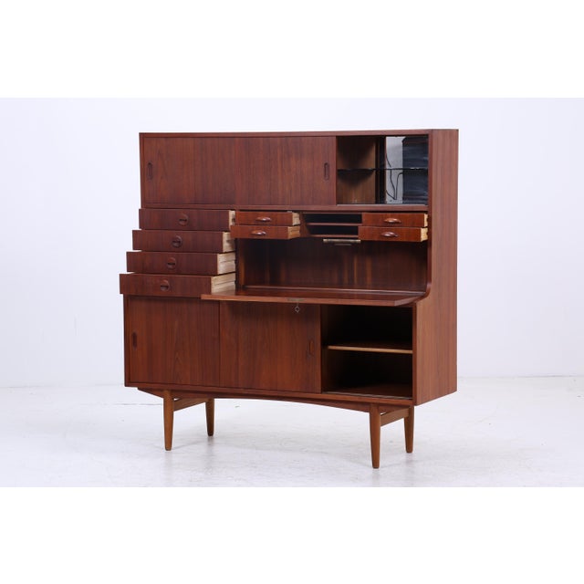 Mid-Century Teak Highboard, 1960s For Sale - Image 6 of 11