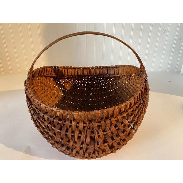 19th Century Collection of Three Miniature Buttocks Baskets For Sale - Image 5 of 7