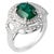 3.36 Carats Natural Zambian Emerald Ring with 1.01 Carats Diamonds and 14k Gold For Sale - Image 15 of 18