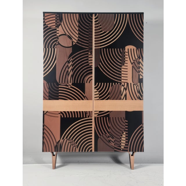 Wood Vintage Wall Unit, 1970s For Sale - Image 7 of 13
