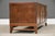 A mid century modern walnut four door low tv console media cabinet credenza designed by John Keal for Brown Saltman....