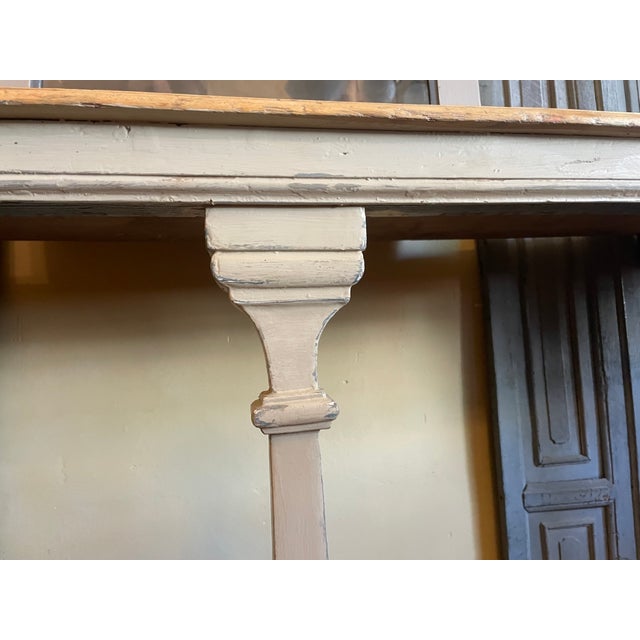 Wood French Baluster Console Table, 1890s For Sale - Image 7 of 18