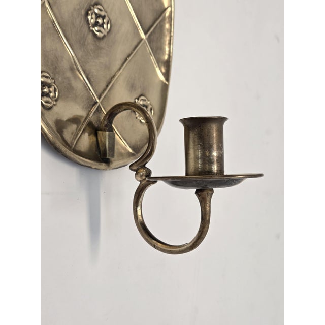 Model 7011 Sconces in Brass by Paavo Tynell, 1930s, Set of 2 For Sale - Image 3 of 15