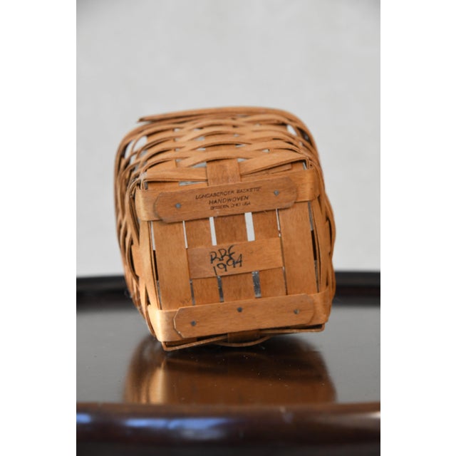 American Vintage Longaberger Basket, 1994 For Sale - Image 3 of 3