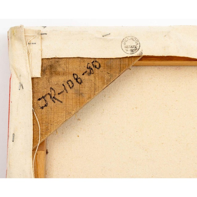 Red Jack Roth "Rope Dancer #5" Acrylic on Canvas, 1980 For Sale - Image 8 of 10