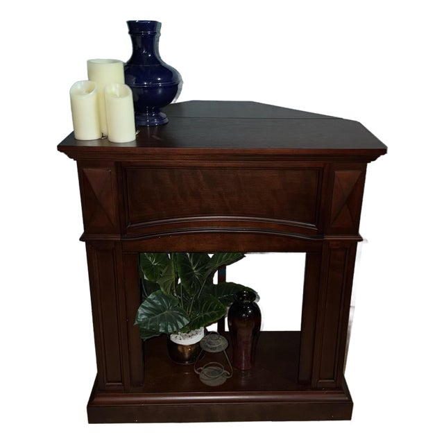Cherry Wood Fireplace Mantel For Sale