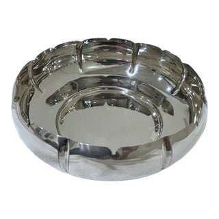 Mid 20th Century Gorham Newport Yb24 - Vintage Silverplate Fluted Serving Bowl For Sale