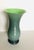1990s Vintage Salviati Murano Glass Vase, Green-Gray, Luminescent, Italian Murano, 20th Century, Rare Collectible For Sale - Image 5 of 10