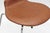 Series 7 Model 3107 Dining Chairs in Cognac Leather by Arne Jacobsen for Fritz Hansen, Set of 4 For Sale - Image 5 of 6