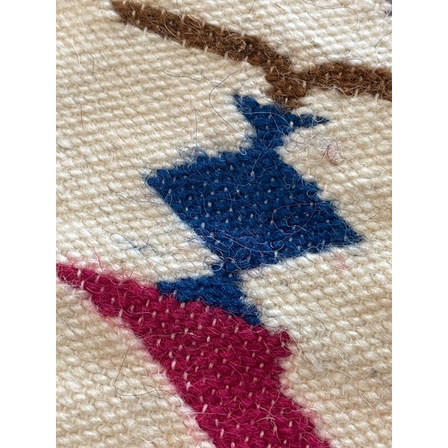 Textile Vintage Ecuadorian Textile Tapestry For Sale - Image 7 of 12